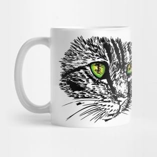 Cool Kitten Sketch Cat People Gift Mug